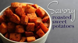 Savory Roasted Sweet Potatoes [upl. by Aihsemak]