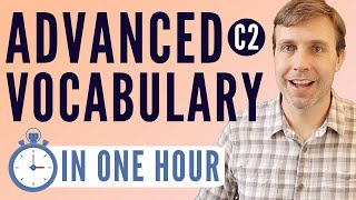 Advanced Vocabulary in 60 Minutes Precise words you need to know [upl. by Mckay63]