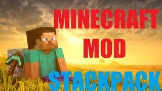 MOD REVIEW  STACKPACK MOD  MINECRAFT 151 HDGERMANDEUTSCH [upl. by Ydneh]