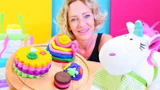 Play Doh Schule mit Nicole Spielspaß mit Knete 2 Spielzeug Videos für Kinder [upl. by Azitram]