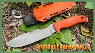 Architect AK 6 5 review knife knifereview bushcraft [upl. by Beatty]