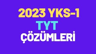 2023 YKS TYT CEVAP ANAHTARI VE ÇÖZÜMLERİ [upl. by Vonni]