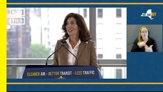 Governor Kathy Hochul Discusses NYC Congestion Pricing Plan [upl. by Nevins705]