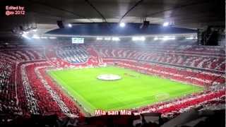 Mia San Mia FC Bayern Vereinslied  HD  with lyrics [upl. by Enail]