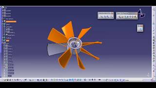 Using Catia V5 Generative Shape Design How to Create Propeller [upl. by Sou960]