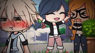 When Adrien falls inlove with Marinette  Gacha life MLB AU meme  Miracle Cookies [upl. by Acirehs]