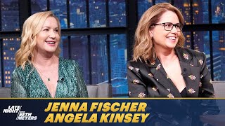 Jenna Fischer and Angela Kinsey Reveal how iPods Saved The Office from Being Canceled [upl. by Torp819]