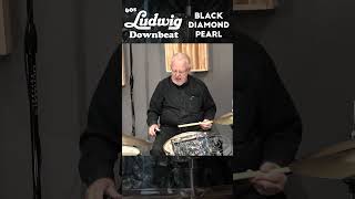 ORIGINAL 60s HEADS  Ludwig Downbeat in Black Diamond Pearl shorts [upl. by Assilrac]