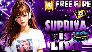 🛑FREE FIRE LIVE GIVEAWAY CUSTOME ROOM  FREE FIRE GIRL TEAM CODE GIVEAWAY freefirelive ffgirllive [upl. by Siana]