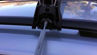 Volkswagen Golf Sportwagen Roof Rack Crossbar Installation [upl. by Moht330]