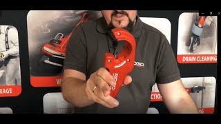 RIDGID Obcinaki PTEC 3420 i 5000 do rur odpływowych z tworzywa sztucznego [upl. by Nautna]