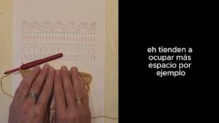 Parte 6 ¿Cómo interpretar gráficos de crochet Tejido en idas y vueltas [upl. by Dihaz]