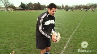 Dan Carter Rugby Drop Kick Restarts [upl. by Siesser]