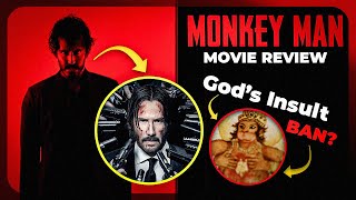 Monkey Man movie review hindi  It Should be banned [upl. by Airbmat]