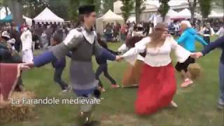 Medieval dance FarandoleShort Version des Seigneuriales AMVCC Coucy le Château by Pierre Lenoble r [upl. by Eninnej]