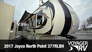 2017 Jayco North Point 377RLBH Fifth Wheel Video Tour  Voyager RV Centre [upl. by Rebmyk]