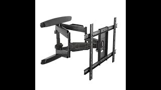 How to install a Dual Arm Full Motion TV Wall Mount Texonic Model XP6 [upl. by Gow]