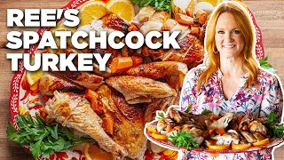 Ree Drummonds Spatchcock Turkey  The Pioneer Woman  Food Network [upl. by Yentruok679]