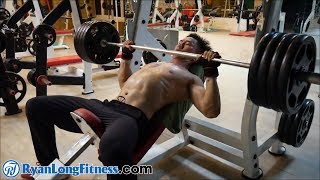 Tập NGỰC cơ bản cho người mới  Bài tập hiệu quả nhất  Ryan Long Fitness [upl. by Ylelhsa]