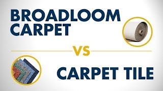 Broadloom Carpet vs Carpet Tile Which is better QUICK TIP [upl. by Nekciv]