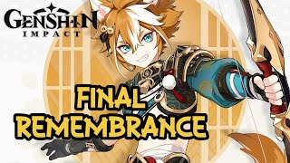 Gorou Hangout  Final Remembrance Walkthrough l Genshin Impact Chinese Voice [upl. by Odlareg]