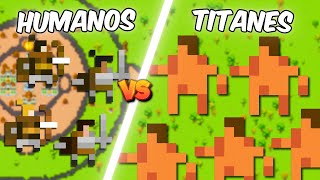 10000 Humanos vs 1000 Titanes ¿Quién ganará [upl. by Alebasi]