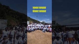 Cleanliness drive at Arva Cave Cherapunji Meghalaya northeastindia swachhbharat gandhijayanti [upl. by Pyne929]