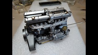 18 Pocher Alfa Romeo 8C 2300 Monza Part 1 Engine [upl. by Oetomit]