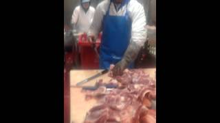 Fastest boning pork shoulder [upl. by Dearman365]