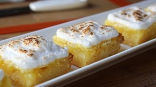 Lemon Bars  Easy Lemon Meringue Bars Recipe [upl. by Verlie]