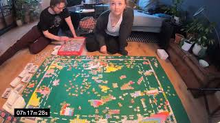 Jan van Haasteren ‑ The Holiday Fair Puzzle 3000 pieces Timelapse 18 hours [upl. by Earahc54]