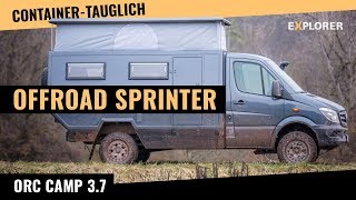 Sprinter 4x4 Wohnmobil mit Hubdach Containertauglich [upl. by Ayotol]