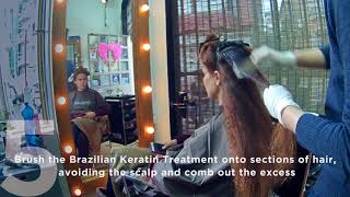 COCOCHOCO Brazilian Keratin Hair Treatment  How To Apply [upl. by Bobbye]