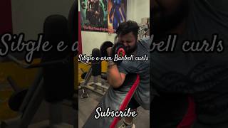 Biceps workout single arm preacher curls biceps exercise shorts short subscribe tricepsworkout [upl. by Essie202]