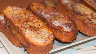 Torrijas de Leche Caseras Tradicionales para Semana Santa  Recetas de Postres Fáciles y Económicos [upl. by Aknahs]