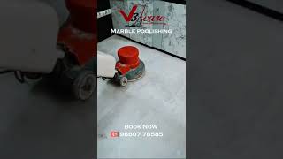 Marble polish by v3 carecleaningagency home polishing marbel floor [upl. by Llenrahs]