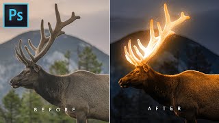 Glow Effect  Photoshop Tutorial  Glowing Effect [upl. by Ahsiekam]