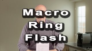 Macro Photography low cost Ring Flash [upl. by Carn440]