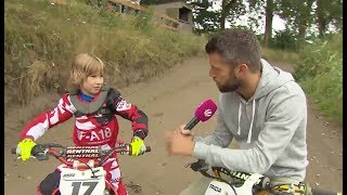 Der Landreporter trainiert mit den jungen Talenten auf der Motocross Übungsanlage Lehmbeck [upl. by Estrin]