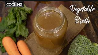 How to Make Vegetable Broth  Vegetable Stock Recipe  Homemade Vegetable Broth [upl. by Lebaron]