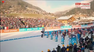 Poursuite Femmes Grand Bornand  BIATHLON 2022 [upl. by Penelope]