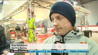 Kimi Räikkönen Interview MTV3 at Wales Rally GB 2011 [upl. by Adora]