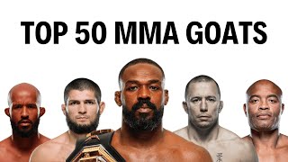 The Greatest MMA Fighters Of All Time [upl. by Darb]