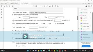 AOC4 XBRLMCA ANNUAL RETURNHOW TO FILL AOC 4 XBRLXBRL RETURNAPPLICABILITY OF AOC 4XBRL FORM [upl. by Ahsik]