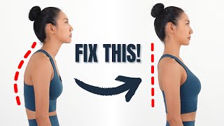 FIX FORWARD HEAD POSTURE amp NECK HUMP  10 MIN Daily Posture Routine [upl. by Allesiram633]