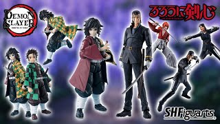 SHFiguarts Demon Slayer GIYU TOMIOKA Rurouni amp Kenshin HAJIME SAITO PREORDER [upl. by Lladnek282]