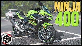 First Ride on the Ninja 400 [upl. by Ahsihat]