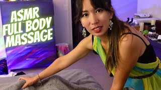 RELAXING FULL BODY MASSAGE ASMR [upl. by Niwred]