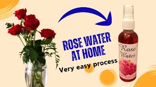 Diy handmade rose water  very easy process  gulab jal skincare rosewater gulabjal [upl. by Toni]