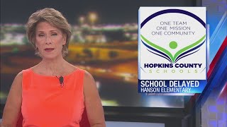 Hopkins County Schools delays school again after Hanson Elementary School construction snag [upl. by Odranar312]